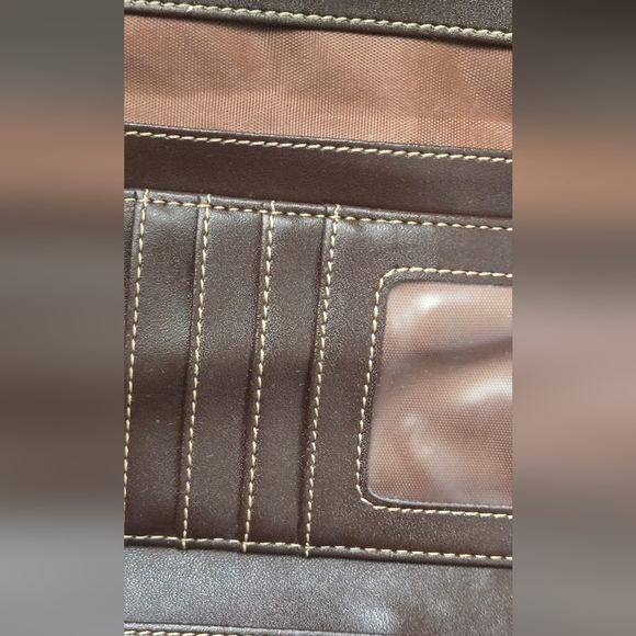 Dolce & Gabbana Brown Leather Vintage Unauthenticated Wallet 7.5"×4" - Picture 7 of 8